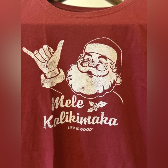 Life is Good Santa crusher tee - Picture 2 of 5